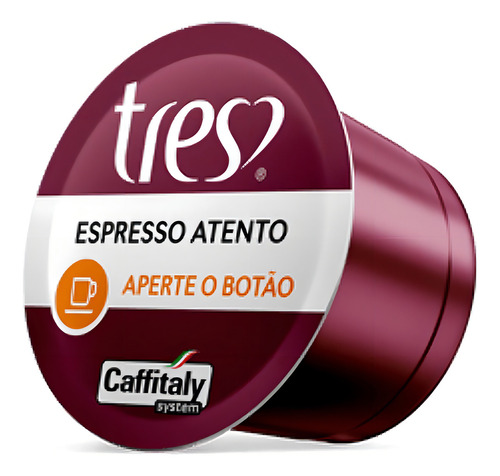 Kit Café Espresso Em Cápsula Atento Tres 3 Corações 30 Doses