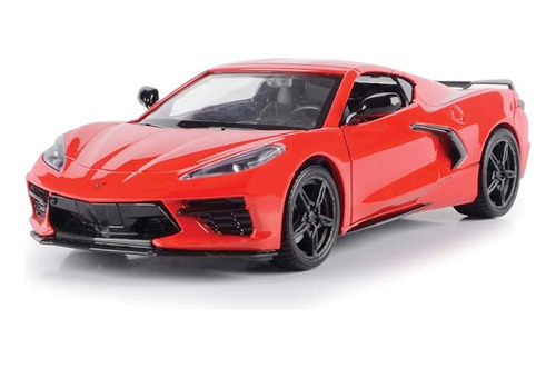 79360 Corvette C8 Stingray Red Timeless Legends 24 Modelo Au