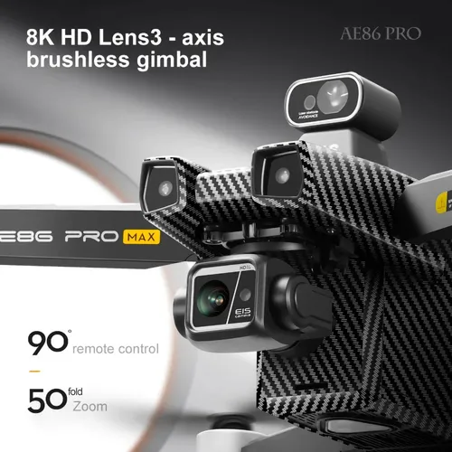 Dron Profesional Ae86 Promax, Cuadricóptero Plegable