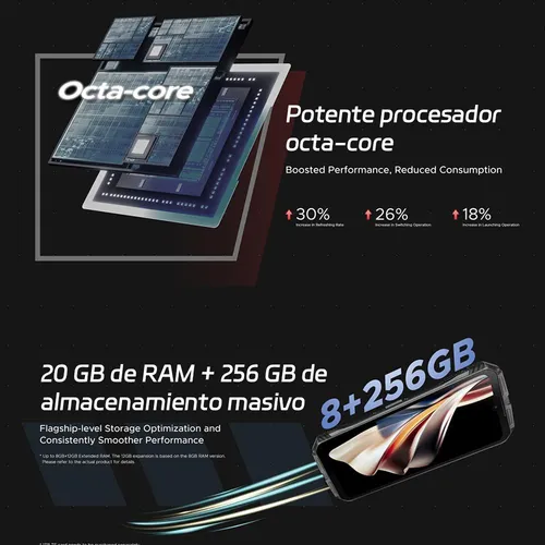 Teléfono Inteligente Robusto Doogee S Cyber 4g De 20 Gb (8+1