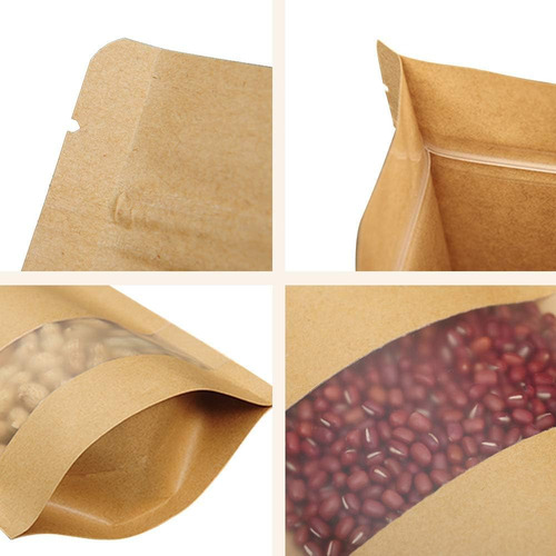 Bolsa Vertical De Couro Bovino Com Zíper De Janela