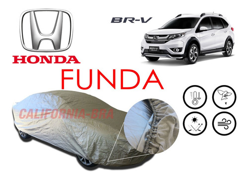 Funda Cubierta Lona Afelpada Cubre Honda Br-v 2022