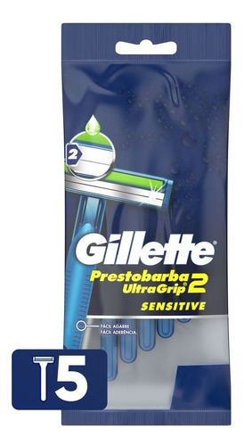 Afeitadora Gillette Prestobarba Ultra Grip X 5u