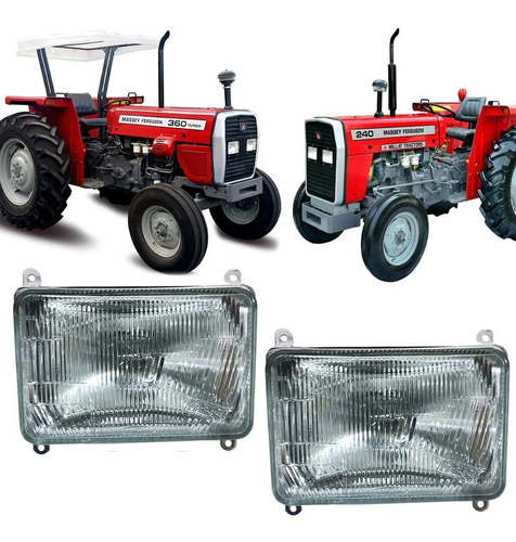 Par Farol Dianteiro Trator Massey Ferguson 265/275/285/290