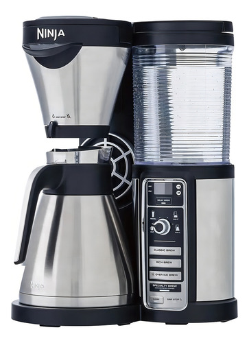 Cafetera Ninja Coffee Bar CF086 automática acero inoxidable y negra de goteo 127V