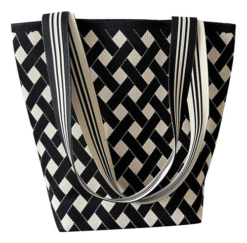 Bolso De Hombro Con Estampado Geométrico Bolsas De Compras T