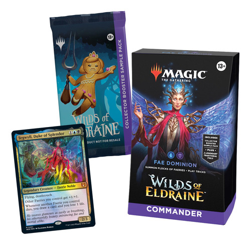 Magic The Gathering Wilds Of Eldraine Commander Deck - Fae D