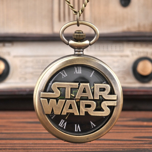 Imagen 2 de 6 de Reloj De Bolsillo De Star Wars Regalo Guerra De Las Galaxias