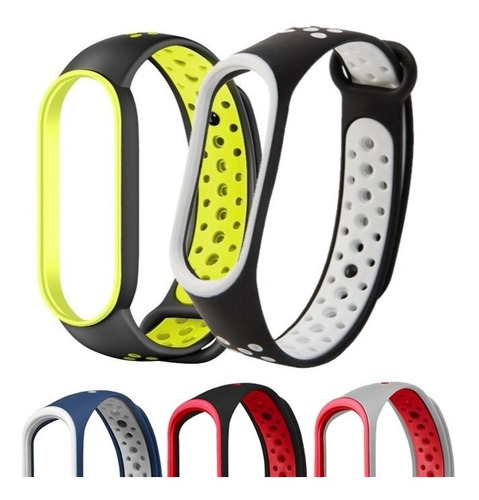 Malla Correa Sport Silicona Goma Para Xiaomi Mi Band 2 3