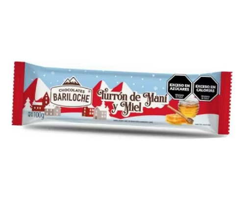 Turrón De Maní Y Miel Barioche X 100g