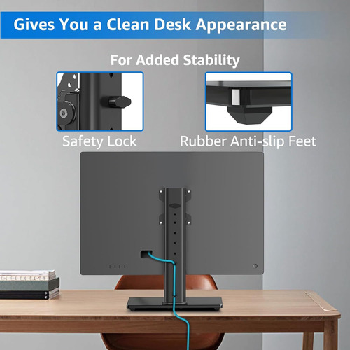 Soporte De Monitor Para Escritorio, Soporte De Monitor Indep
