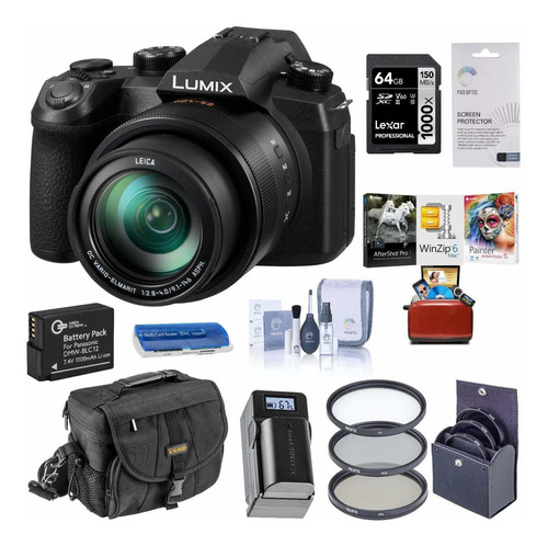 Lumix Fz1000 2 Digital Camara 4 Leica Dc Lens Video Bundle