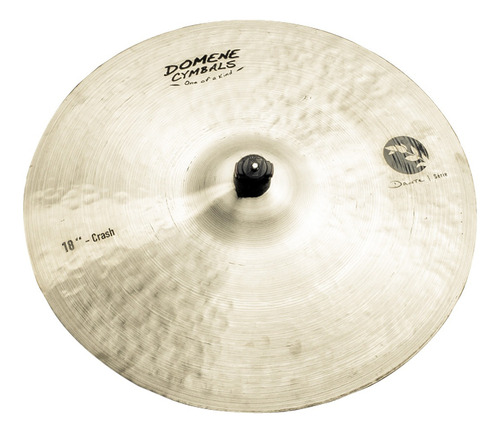 Crash Domene Cymbals Dante 18 Pol. Brilhante Em Bronze B20 Cor Dourado