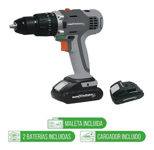 comprar Taladro Percutor Inalámbrico 13mm 18v + 2bat Tp813\u002F1 K2 Color Gris