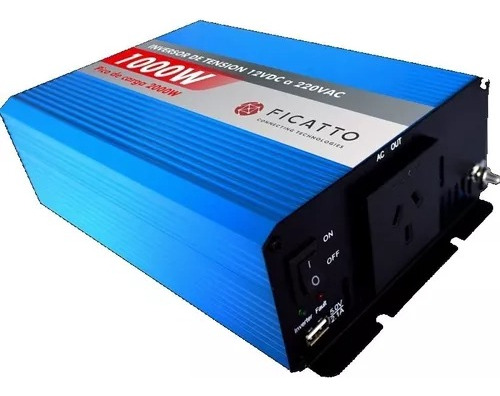 Inverter Inversor De Tension 12v/220v 1000w Ficatto