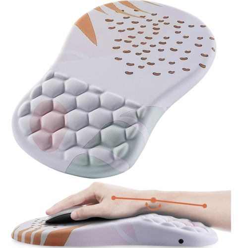 Mouse Pad Con Soporte Para Muñeca Laokiiy, Mouse Pad