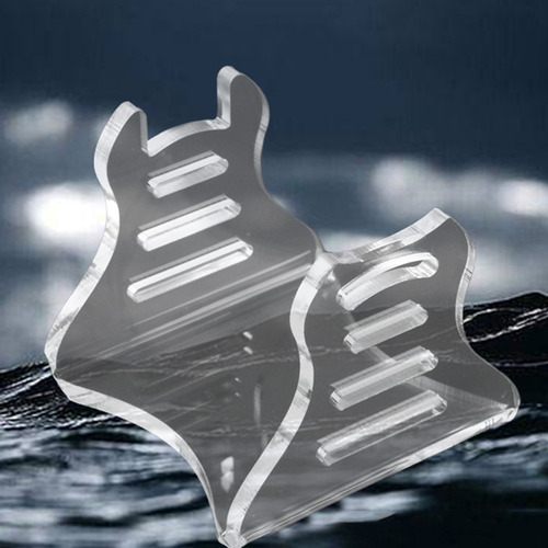 . Soporte Transparente Para Carretes De Pesca, Acabado