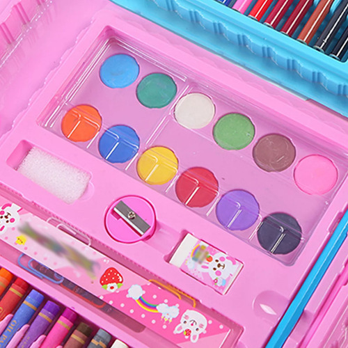 Juego De Pigmentos De Lápiz De Pintura Lavables Para Niños D