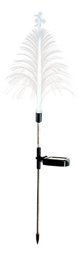 Lámpara Solar Decorativa Pequeña C/diseño De Árbol D/navidad