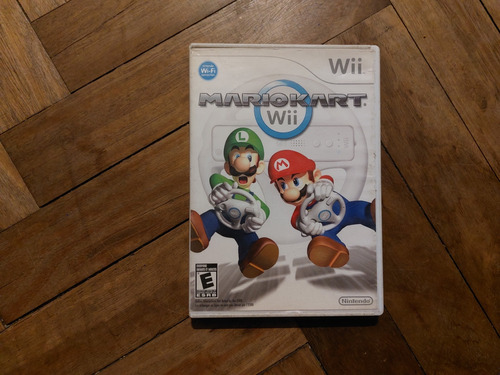 Wii Caja Y Manual De Juego Mario Kart (sin Disco) Nintendo 