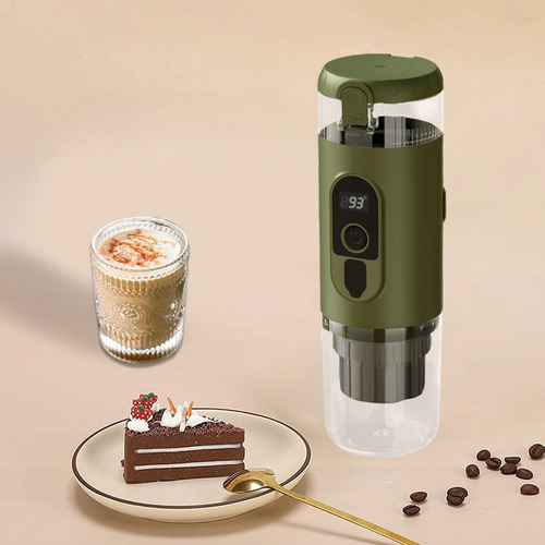 Máquina De Espresso Portátil Genérico Máquina De Verde