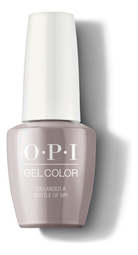 Opi Gel Color Icelanded A Bottle Of Opi - 15ml Color nude oscuro
