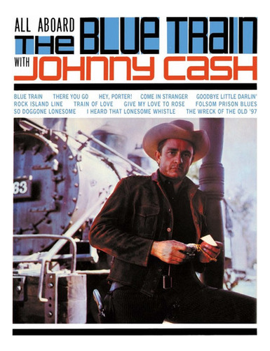 Johnny Cash A Bordo Del Tren Azul Con Johnny Cash Lp