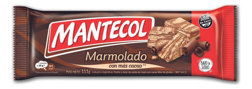 Mantecol Marmolado Bajo Sodio 111gr