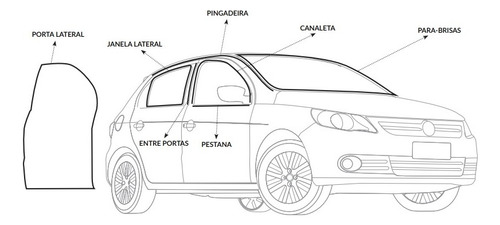Borracha Canaleta Porta Axor 2005 A 2023 Esquerdo Autotravi