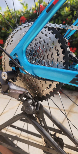 Bicicleta Mtb Carbono Twitter Leopard Pro Shimano Deore 12v