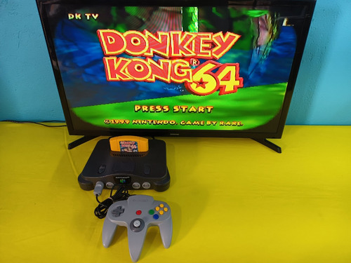 Consola Nintendo 64,juego Donkey Kong Y Memoria De Expansion