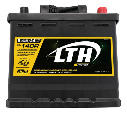 Batería Lth Lincoln Nautilus Híbrido 2024 - L-140r-570