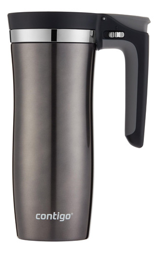 Taza De Viaje De Acero Inoxidable Autoseal® Handled Contigo®
