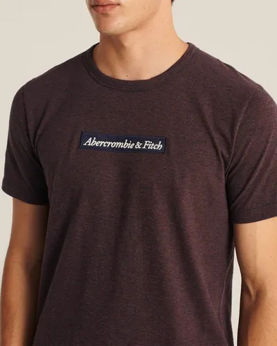 Playera Abercrombie Fitch Original Redondeada Con Logo