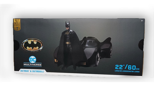 Mcfarlane Batman De 1989 Con Batimóvil (etiqueta Dorada) (Usado)