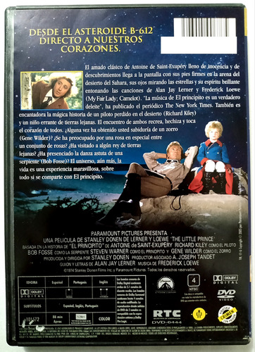 El Principito Dvd Original (Usado)