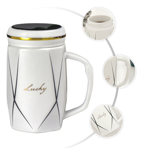 Taza De Té De Cerámica, Taza De Agua Portátil Para Bebidas,
