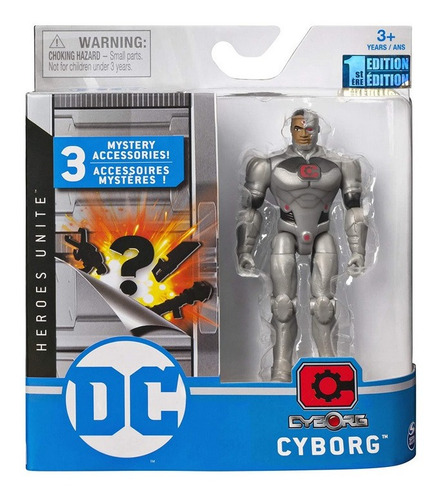 Cyborg Spin Master Heroes Unite Dc Comic Primera Edición