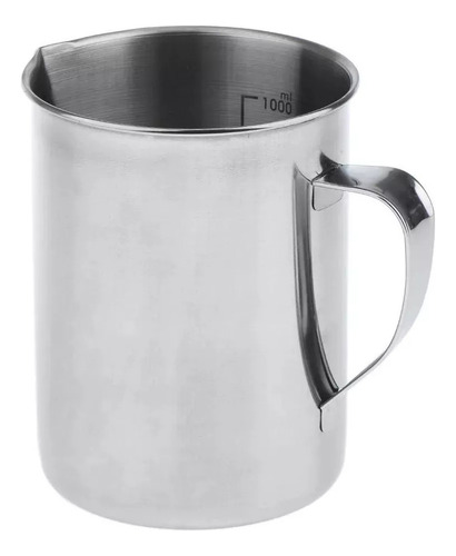 Vaso Medidor Grande De Acero Inoxidable De Grado Alimenticio