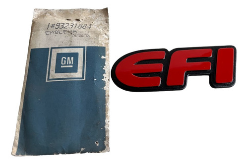 Emblema Efi Da Tampa Traseira S10 E Blazer Original 93231884