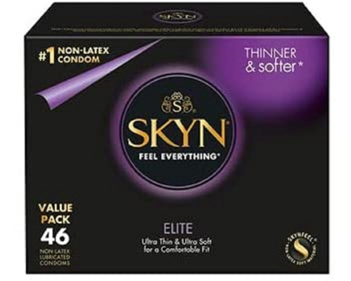 Condones Lubricados Sin Látex Skyn Elite, 46 U.