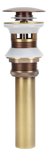 D Tapón De Desagüe Desplegable De Latón For Lavabo De Baño