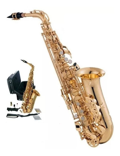 Saxo Alto Dorado Jupiter Jas500q Nuevo