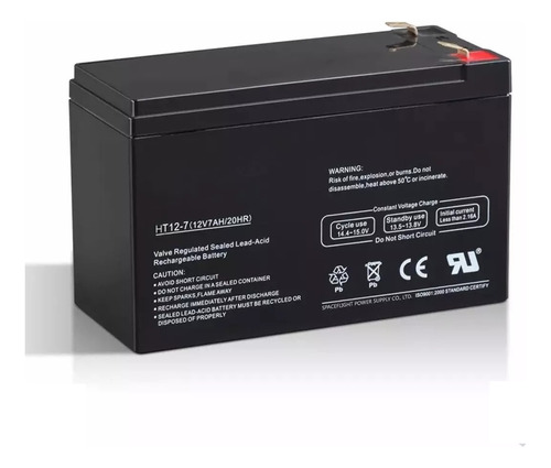 Bateria Gel Recargable 12v 7ah Alarma Ups Luz  Martinez