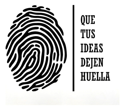 Vinilo Decorativo Frase Que Tus Ideas Sticker