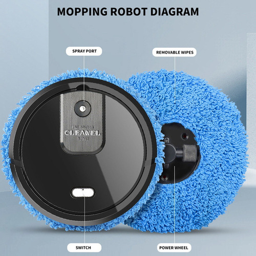 Robot Aspirador Inteligente, Barrido, Trapeador, Robot De Mo
