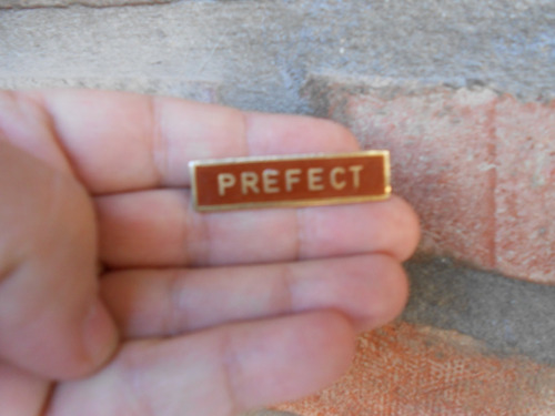 Pin Prendedor Esmaltado Rectangular - Prefect - Vintage