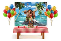 Comprar Fondo De Tela De Moana Para Decoracion Fiestas Cumpleaños