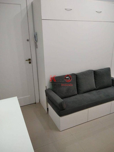 Imagem 3 de 10 de Kitnet À Venda, 28 M² Por R$ 215.000,00 - José Menino - Santos/sp - Kn0388