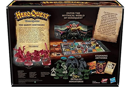 Sys Heroquest De Hasbro Gaming: Juego De Estrategia Clásico